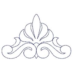 a line drawing of an ornamental design