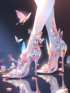 Anime Heels, Concept Clothing, Butterfly Fairy