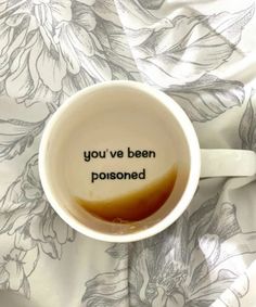 a coffee cup with the words you've been seasoned on it