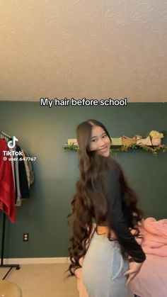 Pretty Hairstyles Straight Hair, Long Hair Aesthetic Hairstyles, Cute Long Hair Hairstyles, How To Get Long Hair, Layered Hair Hairstyles, Pretty Hairstyles For Long Hair, Pretty Hair Cuts, Long Hair Inspo, Long Hair Goals