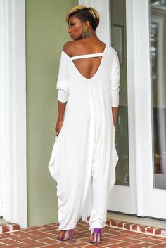 Harem Pants Jumpsuit, Oversized Jumpsuit, Harem Jumpsuits, Solid Color Jumpsuits, Clothes Outfit, Oversize Women, Jumpsuit Online