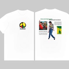 Michael Jackson x Olodum logo graphic tee. Back design features photos of Michael during the filming of the 'They Don't Care About Us' short film in Brazil, as well as song lyrics and a quote from Michael about the song from 1995. A heavyweight cotton t-shirt. Durable, staple product with a classic fit and a relaxed style made for everyday and casual wear. * 100% cotton * Seamless double-needle collar * Double-needle sleeve and bottom hems * Taped neck and shoulders for durability   All exclusively designed by me, unless stated. Be sure to contact me if you have any questions! Thank you, Charlie Michael Jackson Hoodie, Michael Jackson Graphic Tee, Logo Graphic, Relaxed Style, Michael Jackson, Casual Wear, Cotton Tshirt, Favorite Outfit, Graphic Tees