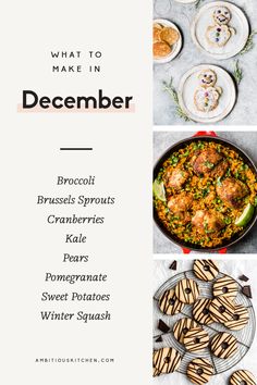 what to make in december brochure