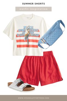 Get ready for a stylish summer with these chic short outfit ideas tailored for moms over 40! Embrace your age and rock these fashionable ensembles that are perfect for the sunny season 😎 Click to shop the look now! ✨ Short Outfit Ideas, Sunny Season, Shop The Look, Mom Style, Summer Shorts, Best Mom