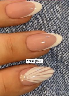 Nail Art Designs Almond, Cute Nail Polish, Fantasy Nails, Shoe Nails, French Tip Acrylic Nails, Cute Gel Nails, Acrylic Nails Coffin Short, Clean Nails, Dipped Nails