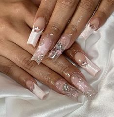 Star Nails, Pink Acrylic Nails, Dream Nails, Fire Nails, Funky Nails