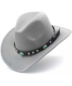 Cowgirl Sombrero, Mens Cowboy Hats, Western Accessories, Outdoor Hats, Turquoise Leather, Fancy Dresses Party