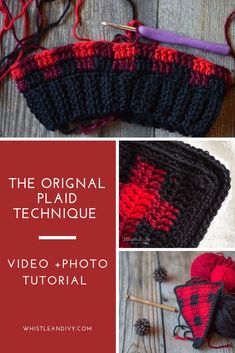 the original plaid technique video - photo crochet pattern