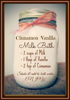 Milk Bath-apparently good for sunburns too Best For Sunburn, Milk Bath Recipe, Milk Baths, Bath Recipes, Vanilla Milk, Diy Scrub, Diy Spa