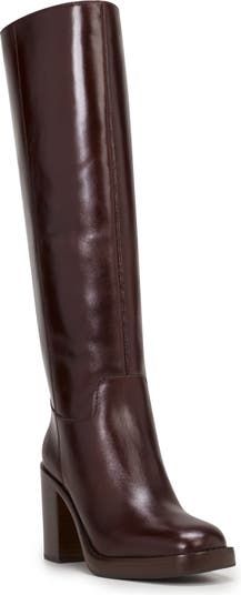 Vince Camuto Gibi Knee High Boot (Women) | Nordstrom Maroon Boots, Fall 24, 22nd Birthday, Wide Calf, Going Out Outfits, Fall 2024, Brown Boots, Vince Camuto, Knee High Boots