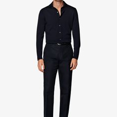 An all-occasion pair in a versatile navy shade, these Milano pants up the comfort with their roomier regular fit tailoring and high-rise waist. High Rise Pants, The Navy, Pure Linen, Straight Leg Pants, Fashion Advice, Workout Pants, Stretch Cotton, Leg Pants, Pure Cotton