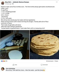 two pictures with different types of food and one has an image of pancakes on it