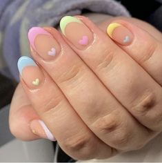 Pastel Nail Art, Teen Nails, Pastel Nails Designs, Graduation Nails, Cute Simple Nails, Summery Nails, Girly Acrylic Nails