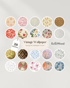 the vintage wallpaper pattern collection