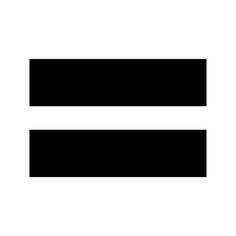 the letter e is made up of black rectangles