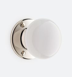 an image of a white door knob