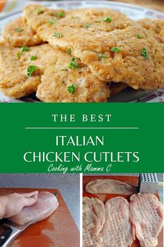 the best italian chicken cutlets cooking with mom and dad