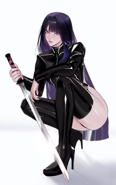 Shogun Raiden, 19 Days Characters, Raiden Shogun, 영감을 주는 캐릭터, Purple Hair, Girl Drawing, Cute Anime Character, Anime Character Design, Pose Reference