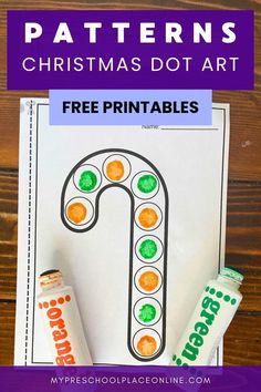 christmas dot art printables for kids and adults to make with the letter j