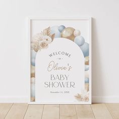 Boho Pampas Grass Arch Baby Shower Welcome Sign | Zazzle Shower Welcome Sign, Baby Shower Welcome Sign, Welcome Baby, Create Sign