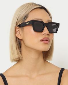 NUQE has launched at Culture Kings! High-quality sunglasses, set to change the game and upgrade your seasonal look with their latest S/S '21 Eyewear Collection. With a fresh take on iconic frame silhouettes, classic tonal colour palettes and designed to suit a variety of face shapes, collect the entire range or select your personal favourite today! Hurry, stocks are limited, cop now!

- NUQE logo details
- Non-Mirrored
- 100% UVA/UVB protection, Category 3
- Acetate frame 
- Stainless Steel hing Matte Black Wayfarer Sunglasses For Streetwear, Matte Black Polarized Sunglasses For Streetwear, Wayfarer Sunglasses With Gradient Lenses For Streetwear, Matte Black Modern Sunglasses For Streetwear, Square Frame Tinted Sunglasses For Streetwear, Square Frame Sunglasses With Gradient Lenses For Streetwear, Matte Black Sunglasses With Mirrored Lenses For Streetwear, Trendy Matte Black Shield Sunglasses With Square Frame, Trendy Matte Black Square Frame Shield Sunglasses