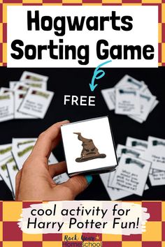 harry potter sorting game with free printables