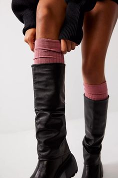 Viola Over The Knee Socks | Free People Boots With Leg Warmers, Over The Knee Socks, Favorite Boots, Calf Socks, Knee Socks, Socks And Tights, Boho Clothing, Leg Warmers, Over The Knee