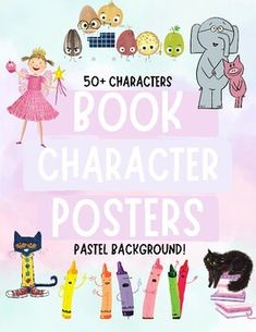 an image of children's book character posters