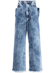 blue cotton acid wash wide leg two rear patch pockets high-waisted front button and zip fastening belt loops Butterfly Stomach, Dress Png, Natasha Zinko, Draping Fashion, Bleached Denim, Future Outfit, Acid Wash Jeans, Acid Wash Denim, Short Jumpsuit