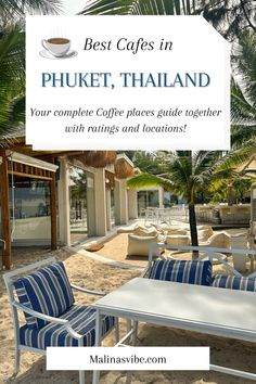 Cafes in Phuket and instagrammable locations in Phuket Phuket Cafe, Thailand Cafe Aesthetic, Best Restaurants In Phuket, Thailand Coffee Shop, Phuket Activities, Thai Coffee, Vintage Coffee Shops