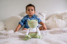 Tikiri | Baby Organic 4pc Gift Set - Frog Physical Development