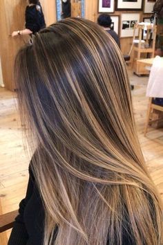 Dark Hair With Highlights, Long Hair Color, Light Hair Color