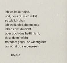 a poem written in german on a white background