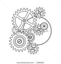 gears and cogs on white background stock photo, a picture of a gears and cogs