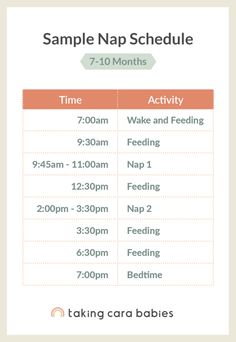 the sample schedule for each child's time and feeding period is shown in this poster