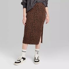 Leopard Skirt, Print Graphic, Ribbed Fabric, Body Measurements, Graphic Prints, Maxi Skirt, Leopard Print