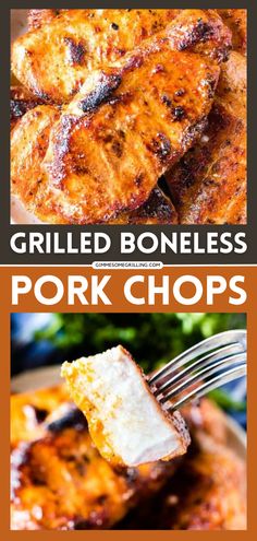 Grilled Boneless Pork Chops, grilled pork recipe, easy family dinner idea for tonight, healthy dinner recipe Balsamic Pulled Pork, Pork Chop Supreme Recipe, Pulled Pork Slow Cooker, Pork Slow Cooker, Easy Summer Grilling Recipes, Grilling Recipes Pork, Boneless Pork Chop Recipes, Healthy Dinner Recipe, Thanksgiving Dinner Recipes