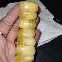 Beautiful One Of A Kind Antique Butterscotch Amber Made Over 40 Years Ago In Russia One Of A Kind You Will Never See This Again Amber Jewelry, Amber Color, Beautiful One, Gold Yellow, 40 Years, Over 40, Womens Jewelry Bracelets, Amber, Russia