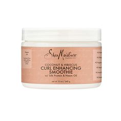 Best Curl Cream, Shea Moisture Coconut, Curl Enhancing Smoothie, Coconut Hibiscus, Curl Defining Cream, Daucus Carota, Shea Moisture, Thick Curly Hair, Wash And Go