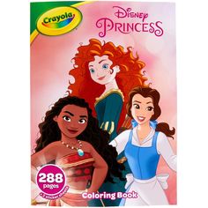 Fairy tales do come true with the Crayola Disney Princess Coloring Book, featuring everyone’s favorite princesses! This coloring book features a whopping 288 pages of art depicting scenes with Snow White, Cinderella, Belle and the whole princess squad. Crayola Coloring Books offer kids pages and pages of line art featuring their favorite characters from the big and small screen to color as they please! This book also includes two sheets of stickers to make coloring even more magical! Makes a gre Disney Princess Ages, Princess Squad, Princess Coloring Book, Princess Ages, Crayola Coloring Pages, Disney Princess Colors, Disney Princess Coloring Pages, Disney Princess Characters, Kids Pages