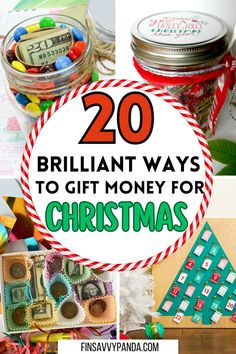 the top 20 brilliant ways to gift money for christmas