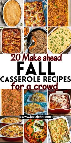 20 fall casserole recipes for a crowd