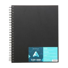 a5 spiral notebook with black cover