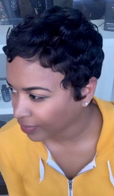 Finger Wave Hair, Finger Wave, Short Hair Waves, Mohawk Styles, Sassy Haircuts, Cut Hairstyles