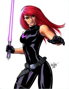 Mara Jade And Luke Skywalker, Scott Dalrymple, Jedi Art, Star Blazers, Star Wars Concept Art