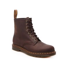 Brown Casual Boots, Mens Brown Boots, Brown Shoes Men, Brown Combat Boots, Dark Brown Boots, Athletic Accessories, Dr Martens Boots, Combat Boot, Classic Shoes