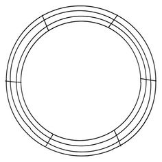 18 Wire Wreath Frame x 4 Wires - MD063802 - The Wreath Shop Black Wreath, Work Wreath Forms, Wire Wreath Frame, Work Wreath, Wreath Frame, Wire Wreath, Chenille Stems, Wreath Forms, Zip Ties