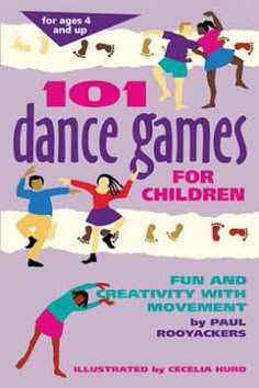 the cover of 101 dance games for children