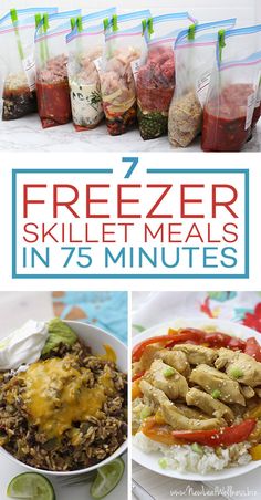 freezer skillet meals in 75 minutes