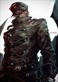 Fantasy Suits Male, Hellsing Characters, Hellsing Ultimate Anime, Alucard Hellsing, Hellsing Ultimate, Hellsing Alucard, Arte Fantasy, 판타지 아트, Character Design Male